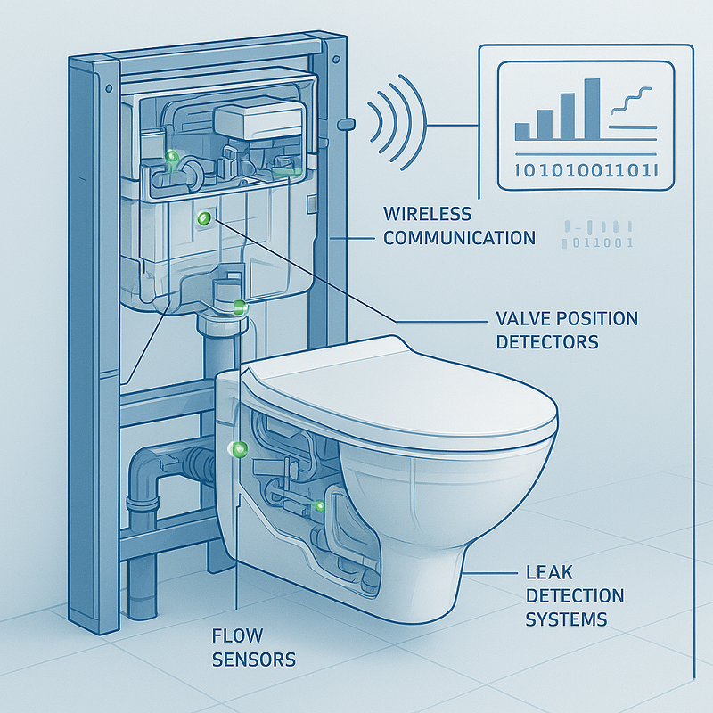 IoT Smart Wall-Mounted Toilet Technology Demonstration